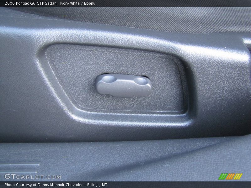 Ivory White / Ebony 2006 Pontiac G6 GTP Sedan