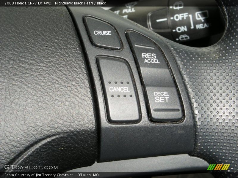 Nighthawk Black Pearl / Black 2008 Honda CR-V LX 4WD
