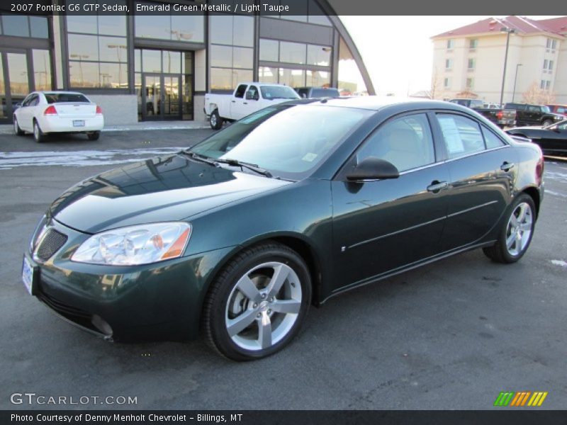 Emerald Green Metallic / Light Taupe 2007 Pontiac G6 GTP Sedan