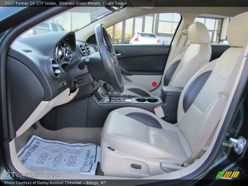  2007 G6 GTP Sedan Light Taupe Interior