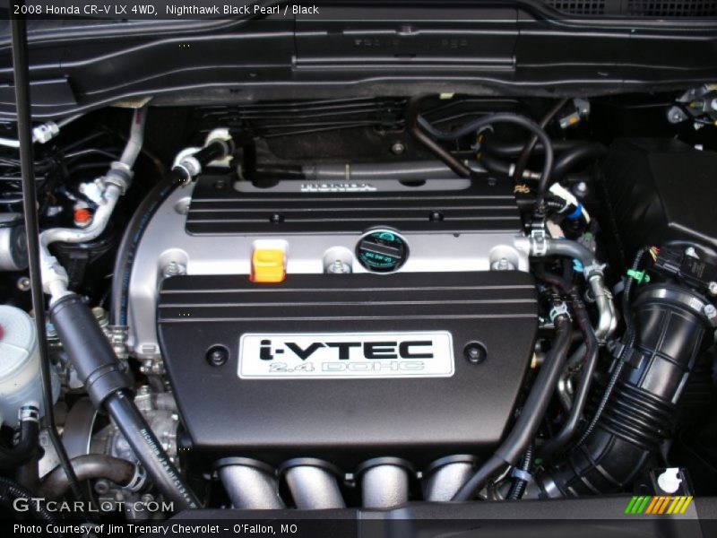 Nighthawk Black Pearl / Black 2008 Honda CR-V LX 4WD