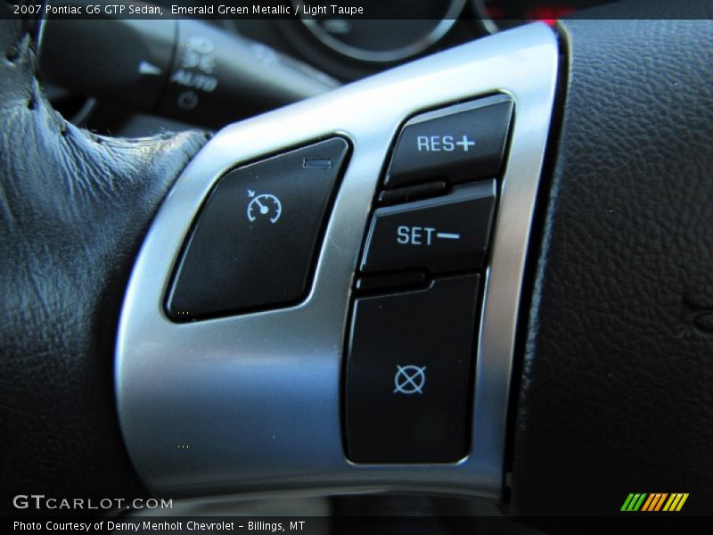 Controls of 2007 G6 GTP Sedan