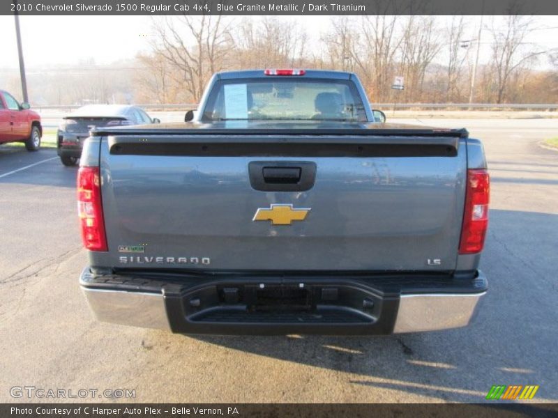 Blue Granite Metallic / Dark Titanium 2010 Chevrolet Silverado 1500 Regular Cab 4x4