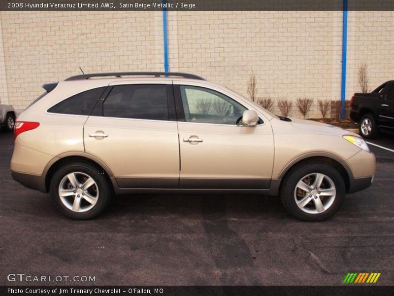 Satin Beige Metallic / Beige 2008 Hyundai Veracruz Limited AWD