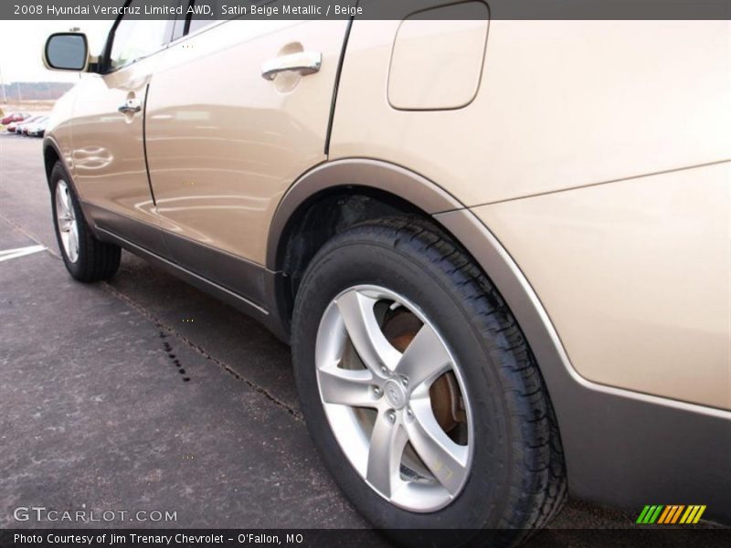 Satin Beige Metallic / Beige 2008 Hyundai Veracruz Limited AWD