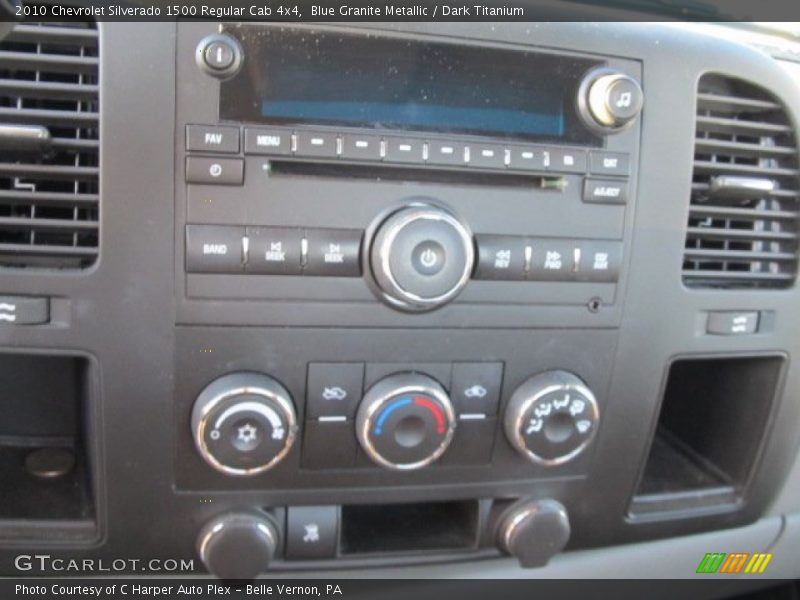 Blue Granite Metallic / Dark Titanium 2010 Chevrolet Silverado 1500 Regular Cab 4x4