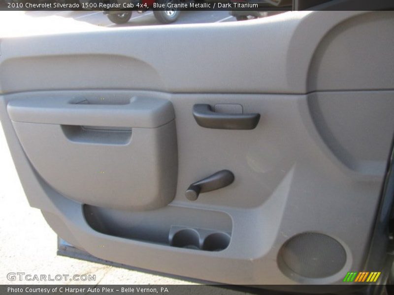Blue Granite Metallic / Dark Titanium 2010 Chevrolet Silverado 1500 Regular Cab 4x4