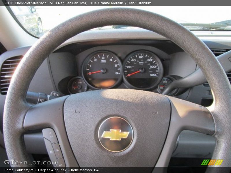 Blue Granite Metallic / Dark Titanium 2010 Chevrolet Silverado 1500 Regular Cab 4x4