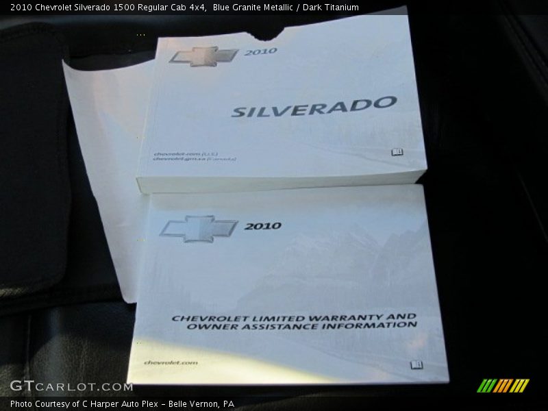 Blue Granite Metallic / Dark Titanium 2010 Chevrolet Silverado 1500 Regular Cab 4x4