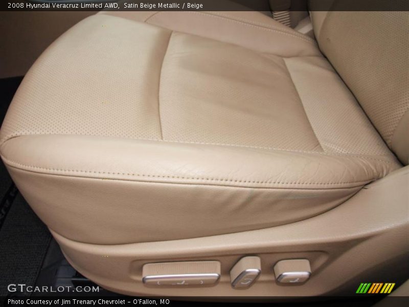 Satin Beige Metallic / Beige 2008 Hyundai Veracruz Limited AWD