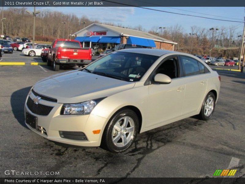Gold Mist Metallic / Jet Black 2011 Chevrolet Cruze LT
