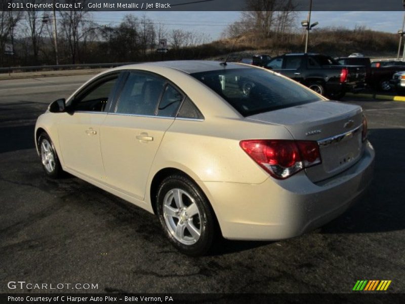Gold Mist Metallic / Jet Black 2011 Chevrolet Cruze LT