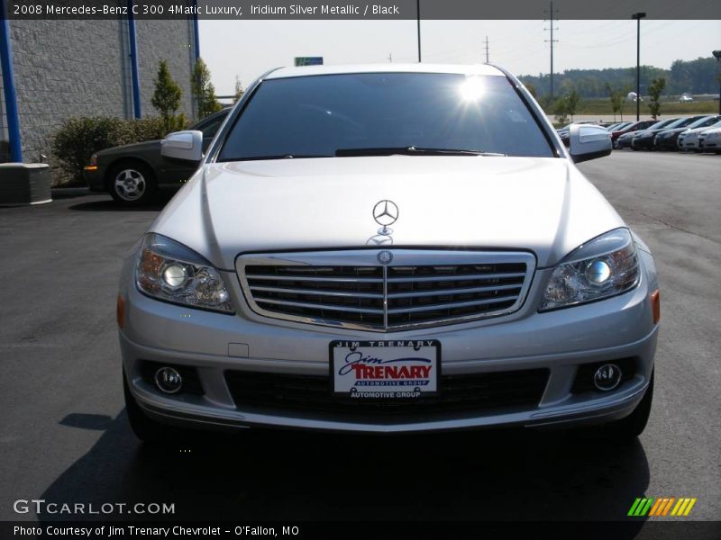 Iridium Silver Metallic / Black 2008 Mercedes-Benz C 300 4Matic Luxury