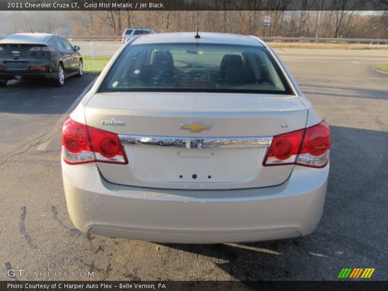 Gold Mist Metallic / Jet Black 2011 Chevrolet Cruze LT