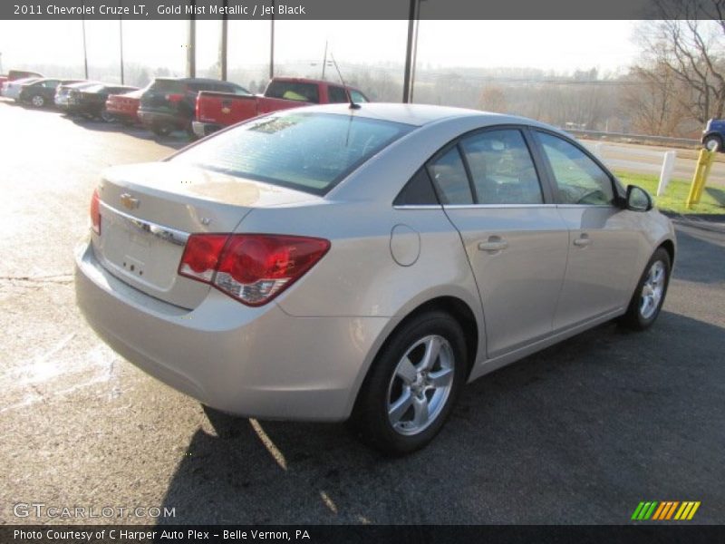 Gold Mist Metallic / Jet Black 2011 Chevrolet Cruze LT