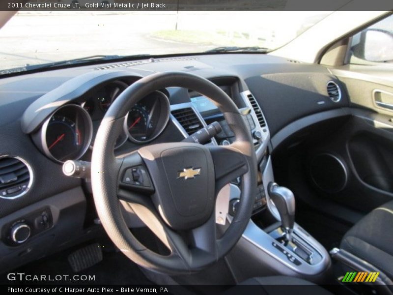 Gold Mist Metallic / Jet Black 2011 Chevrolet Cruze LT