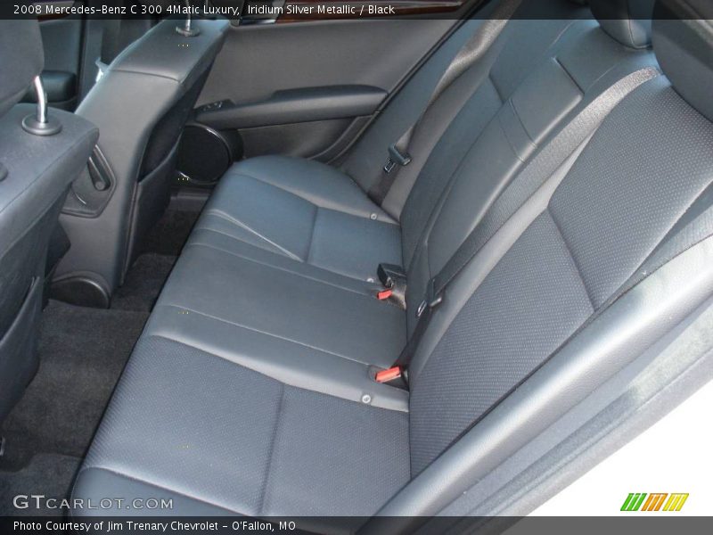 Iridium Silver Metallic / Black 2008 Mercedes-Benz C 300 4Matic Luxury