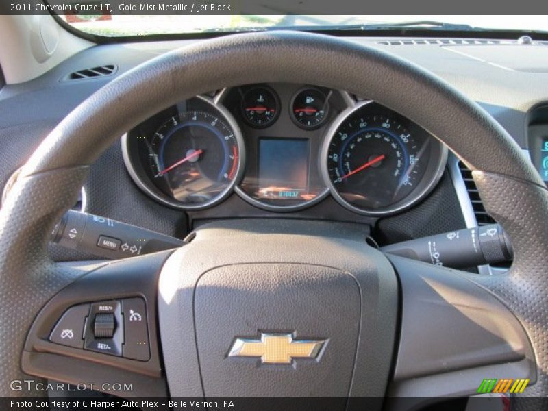 Gold Mist Metallic / Jet Black 2011 Chevrolet Cruze LT