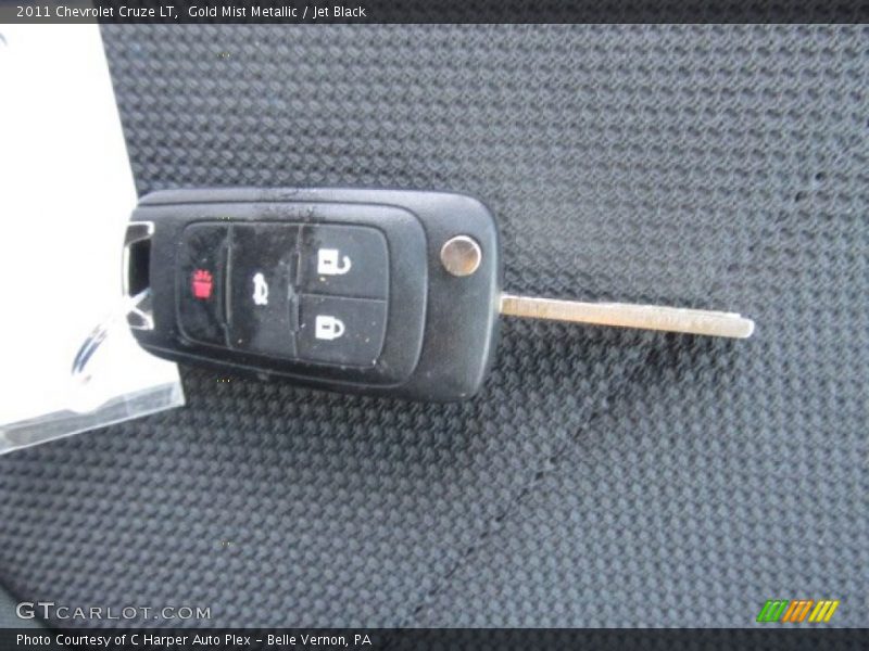 Gold Mist Metallic / Jet Black 2011 Chevrolet Cruze LT