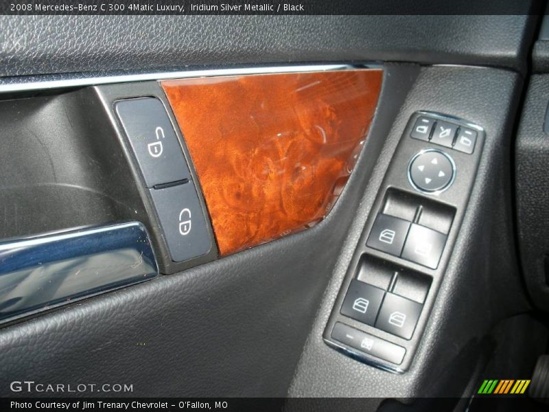 Iridium Silver Metallic / Black 2008 Mercedes-Benz C 300 4Matic Luxury