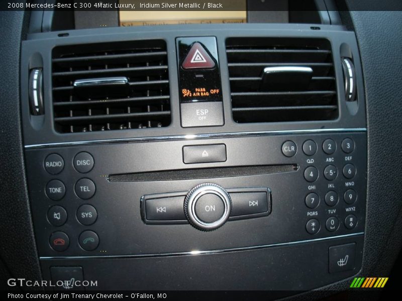 Iridium Silver Metallic / Black 2008 Mercedes-Benz C 300 4Matic Luxury