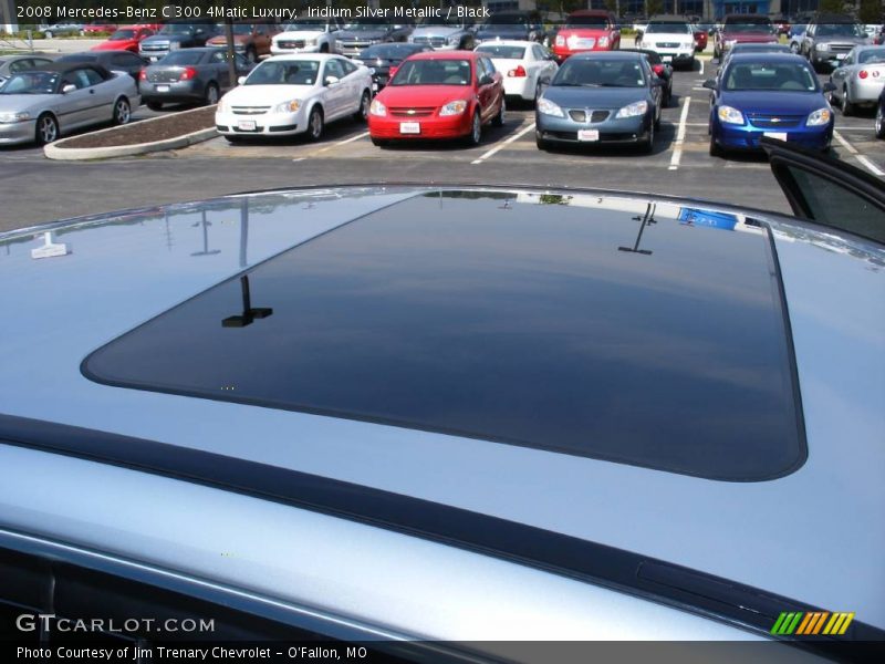 Iridium Silver Metallic / Black 2008 Mercedes-Benz C 300 4Matic Luxury