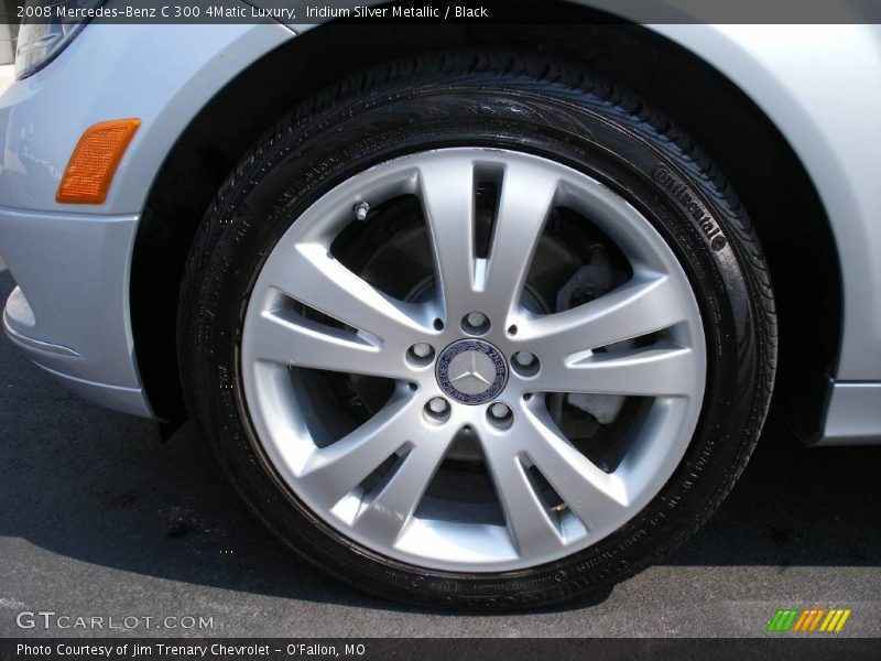Iridium Silver Metallic / Black 2008 Mercedes-Benz C 300 4Matic Luxury
