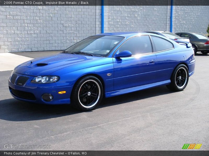 Impulse Blue Metallic / Black 2006 Pontiac GTO Coupe