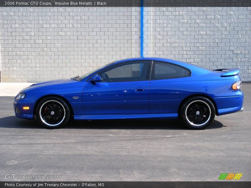 Impulse Blue Metallic / Black 2006 Pontiac GTO Coupe