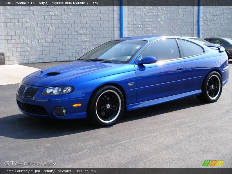 Impulse Blue Metallic / Black 2006 Pontiac GTO Coupe