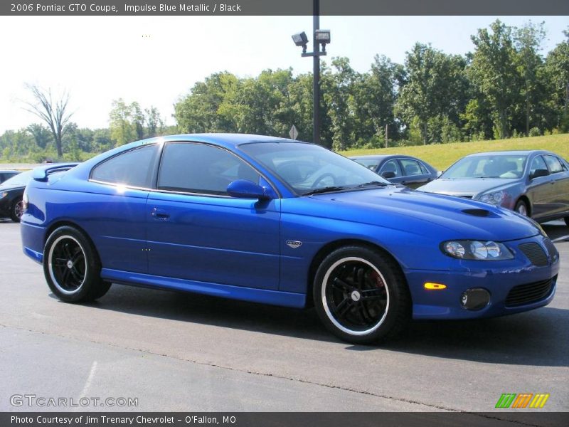 Impulse Blue Metallic / Black 2006 Pontiac GTO Coupe