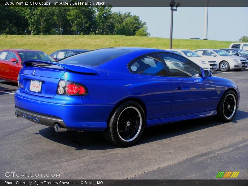 Impulse Blue Metallic / Black 2006 Pontiac GTO Coupe