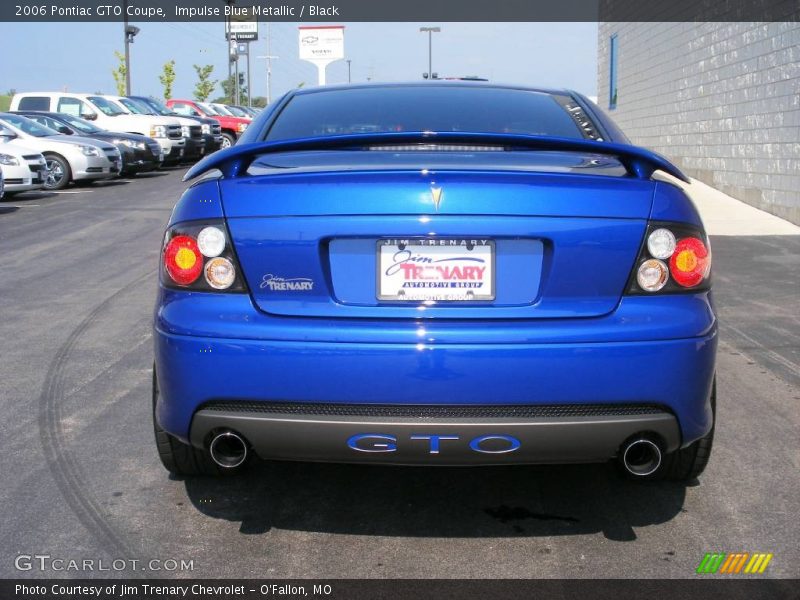 Impulse Blue Metallic / Black 2006 Pontiac GTO Coupe