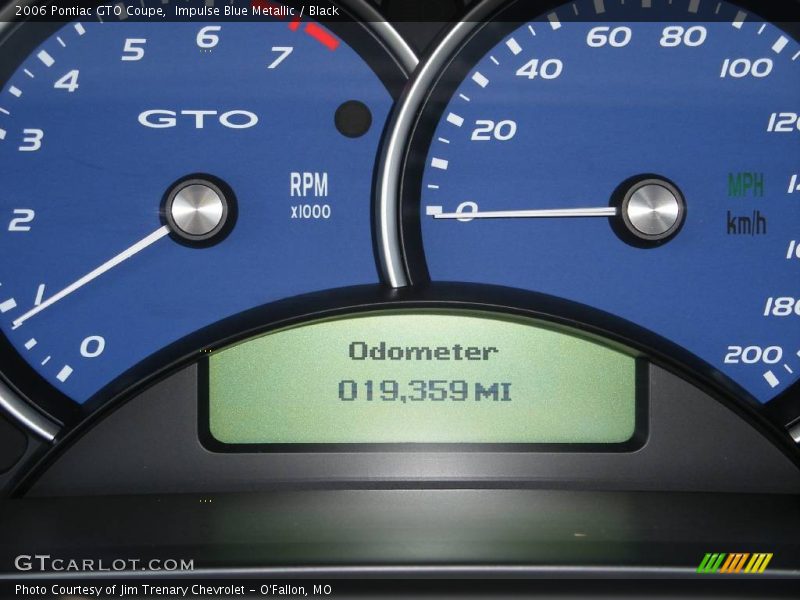  2006 GTO Coupe Coupe Gauges