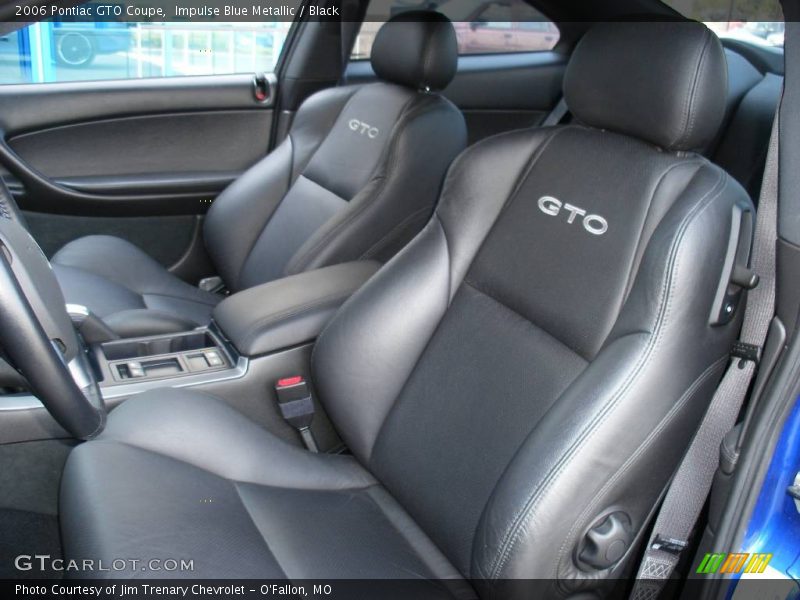  2006 GTO Coupe Black Interior