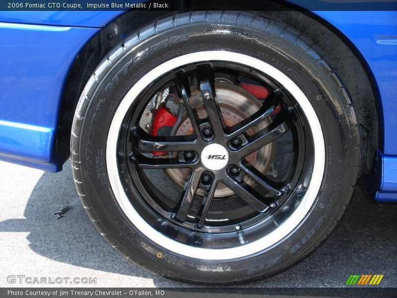 Custom Wheels of 2006 GTO Coupe