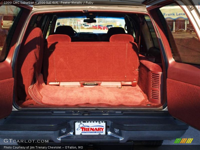 Pewter Metallic / Ruby 1999 GMC Suburban K1500 SLE 4x4