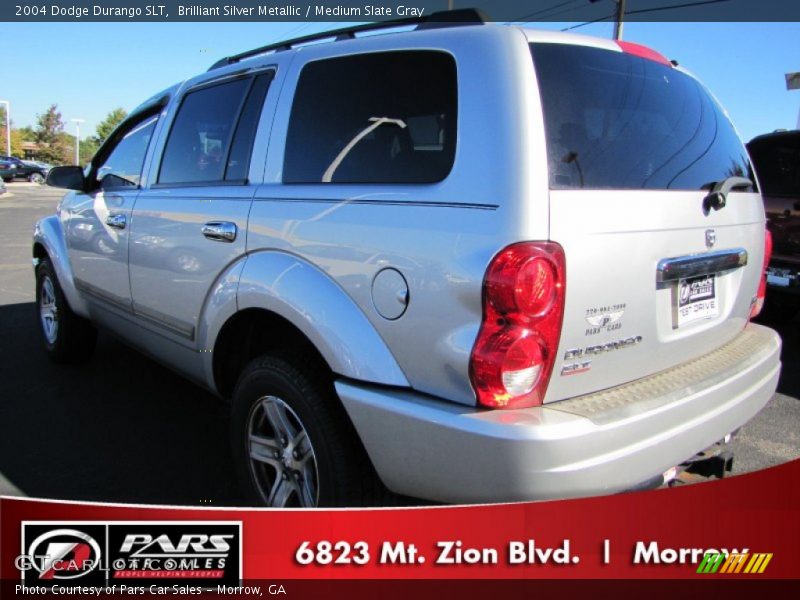 Brilliant Silver Metallic / Medium Slate Gray 2004 Dodge Durango SLT