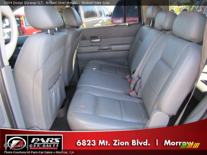 Brilliant Silver Metallic / Medium Slate Gray 2004 Dodge Durango SLT