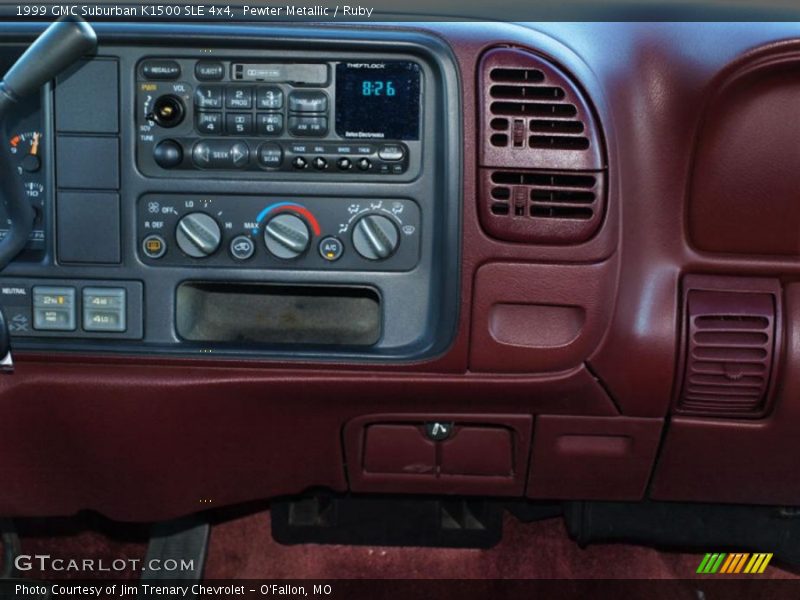 Pewter Metallic / Ruby 1999 GMC Suburban K1500 SLE 4x4