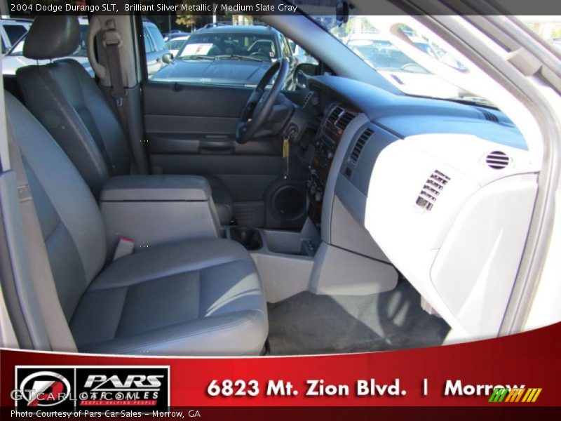 Brilliant Silver Metallic / Medium Slate Gray 2004 Dodge Durango SLT
