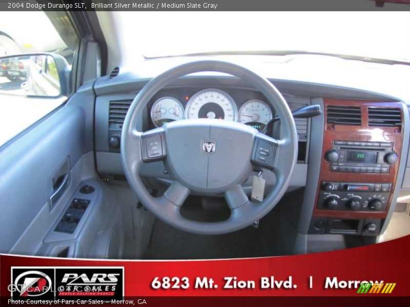 Brilliant Silver Metallic / Medium Slate Gray 2004 Dodge Durango SLT
