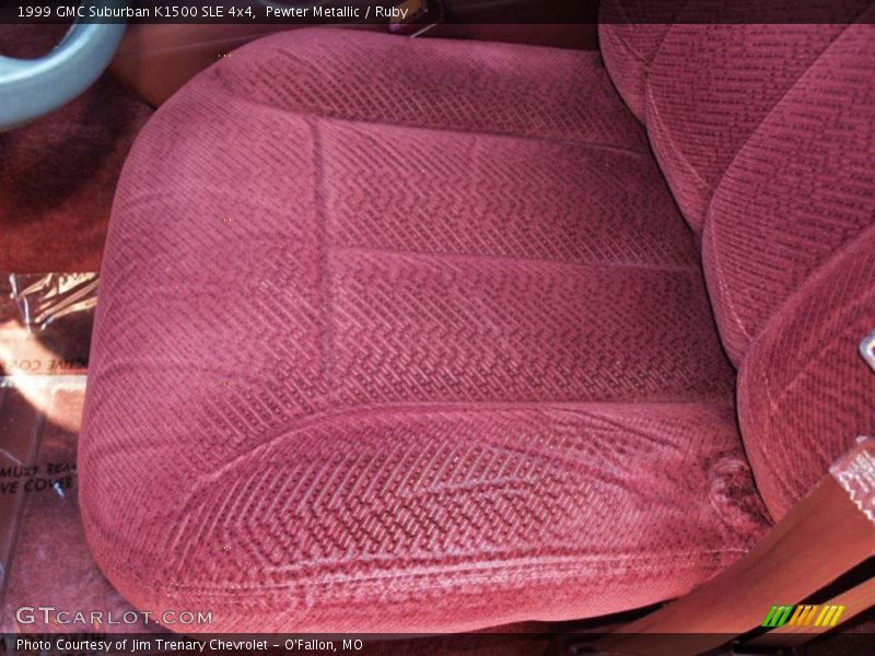 Pewter Metallic / Ruby 1999 GMC Suburban K1500 SLE 4x4