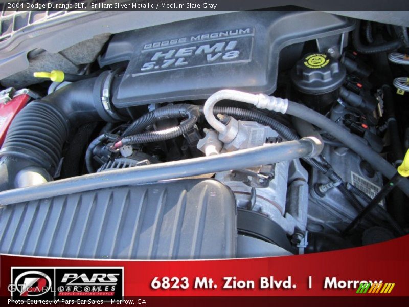 Brilliant Silver Metallic / Medium Slate Gray 2004 Dodge Durango SLT