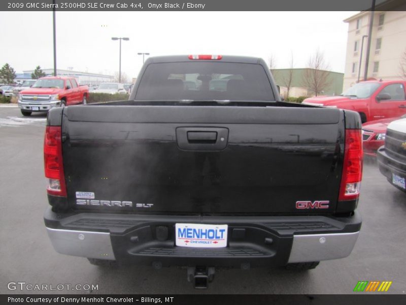 Onyx Black / Ebony 2009 GMC Sierra 2500HD SLE Crew Cab 4x4