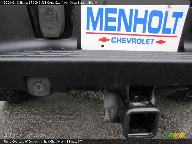 Onyx Black / Ebony 2009 GMC Sierra 2500HD SLE Crew Cab 4x4