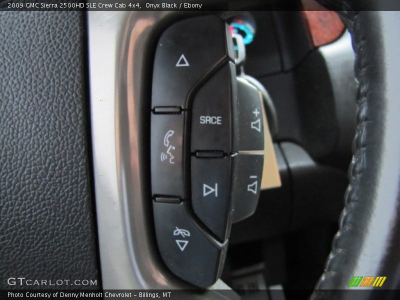 Onyx Black / Ebony 2009 GMC Sierra 2500HD SLE Crew Cab 4x4
