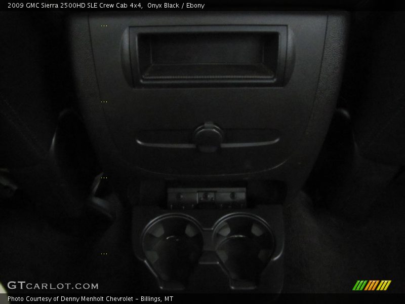 Onyx Black / Ebony 2009 GMC Sierra 2500HD SLE Crew Cab 4x4