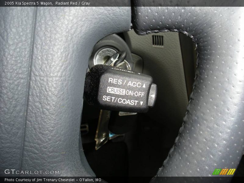 Radiant Red / Gray 2005 Kia Spectra 5 Wagon