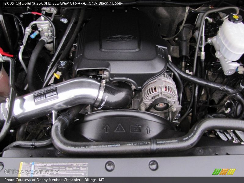Onyx Black / Ebony 2009 GMC Sierra 2500HD SLE Crew Cab 4x4